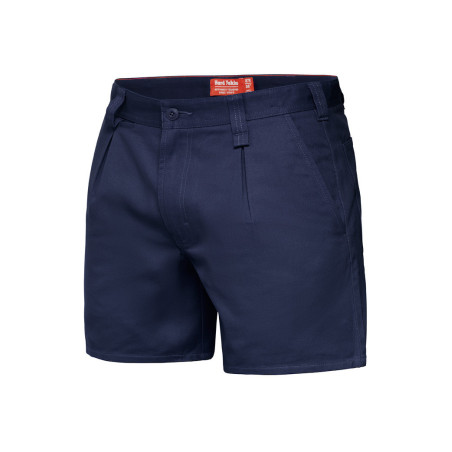 Hard Yakka Relaxed Cotton Drill Shorts With Belt Loops