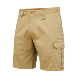 Hard Yakka Relaxed Fit Stretch Cotton Work Cargo Short