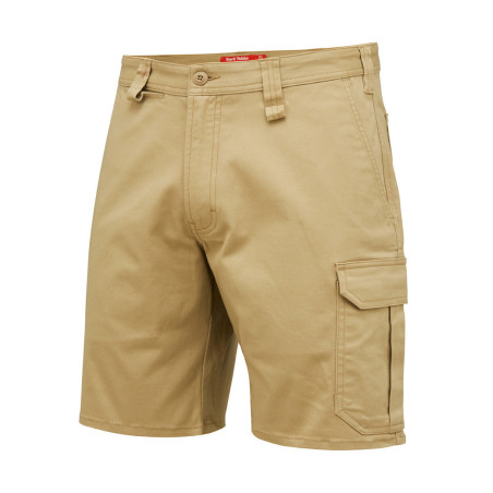 Hard Yakka Relaxed Fit Stretch Cotton Work Cargo Short